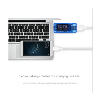 USB Probador de Alimentación de CC Metro 4V-30V Digital Voltímetro voltímetro Banco de la Alimentación por el Vatímetro Probador de Voltaje Médico Detector,Negro