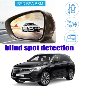Coche BSD BSA BSM Blind Spot de Advertencia de Seguridad de la Unidad de Alerta Espejo Trasero de Detección de Radar Para Volkswagen VW Touareg CR 2019 2020