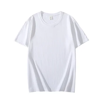 Camiseta de Color Sólido Básicos de la Camiseta de las Mujeres Casual O-cuello de Harajuku Top de Verano coreano Blanco de la Camiseta de Gran Tamaño 5XL de las mujeres t-shirt