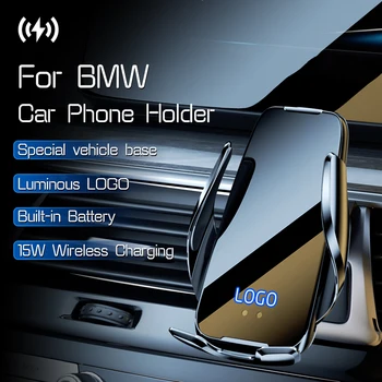 15W Coche soporte para Teléfono del Cargador Inalámbrico Para BMW 1/2/3/5/7 de la Serie X1 X2 X3 X4 X5 X6 X7 I3 I4 Para MINI Accesorios Especiales