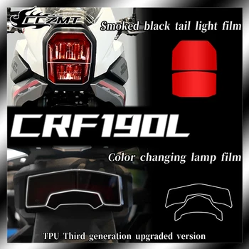 Para Honda CRF190L CRF 190L crf190L Motocicleta Transparente TPU Hidráulico de la Coagulación de la Lámpara de la Película de la Cola de la Lámpara de la Película a prueba de Lluvia película