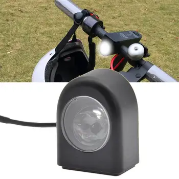 Scooter Luz Delantera de LED de Larga Cable de LED de Alto Brillo Eléctrico Mini Scooter Faro Scooter Frontal de la Lámpara para el Ciclismo