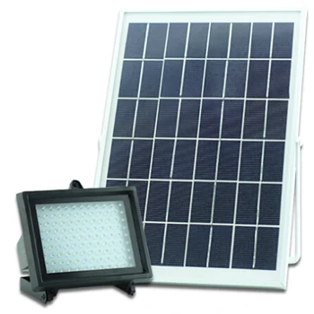 108 LED 10W Impermeable Solar de la Luz del LED al aire libre del Reflector del Jardín de la Calle de Luz de Pared