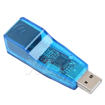 Nuevo USB 2.0 LAN RJ45 Ethernet Adaptador de Tarjeta de Red Ethernet RJ45 Convertidor Para Win7 Win8 Tablet PCLaptop