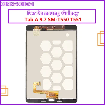 Para Samsung Galaxy Tab Un T550 T551 T555 Pantalla SM-T550 LCD de Matriz de Pantalla Táctil Digitalizador Asamblea de Reemplazo de Pantalla LCD