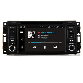 Para Jeep Commander 2008 - 2011 Android 8.0 Sistema Multimedia del Coche de Radio Stereo DVD de la Navegación GPS Bluetooth Multimedia Reproductor de Música