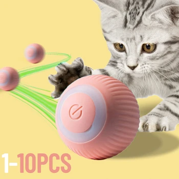 Inteligente De Juguetes Para Gato Automático De Bola Rodante Eléctrico Gato Juguetes Interactivos Para Los Gatos De Formación Gatito Juguetes Para Mascotas Accesorios Dropshipping