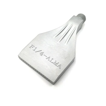 F1/4-ALMA chorro de arena de la aleación de aluminio del cuchillo de aire de secado de la boquilla, de aleación de aluminio de aire de purga de boquilla de chorro plano