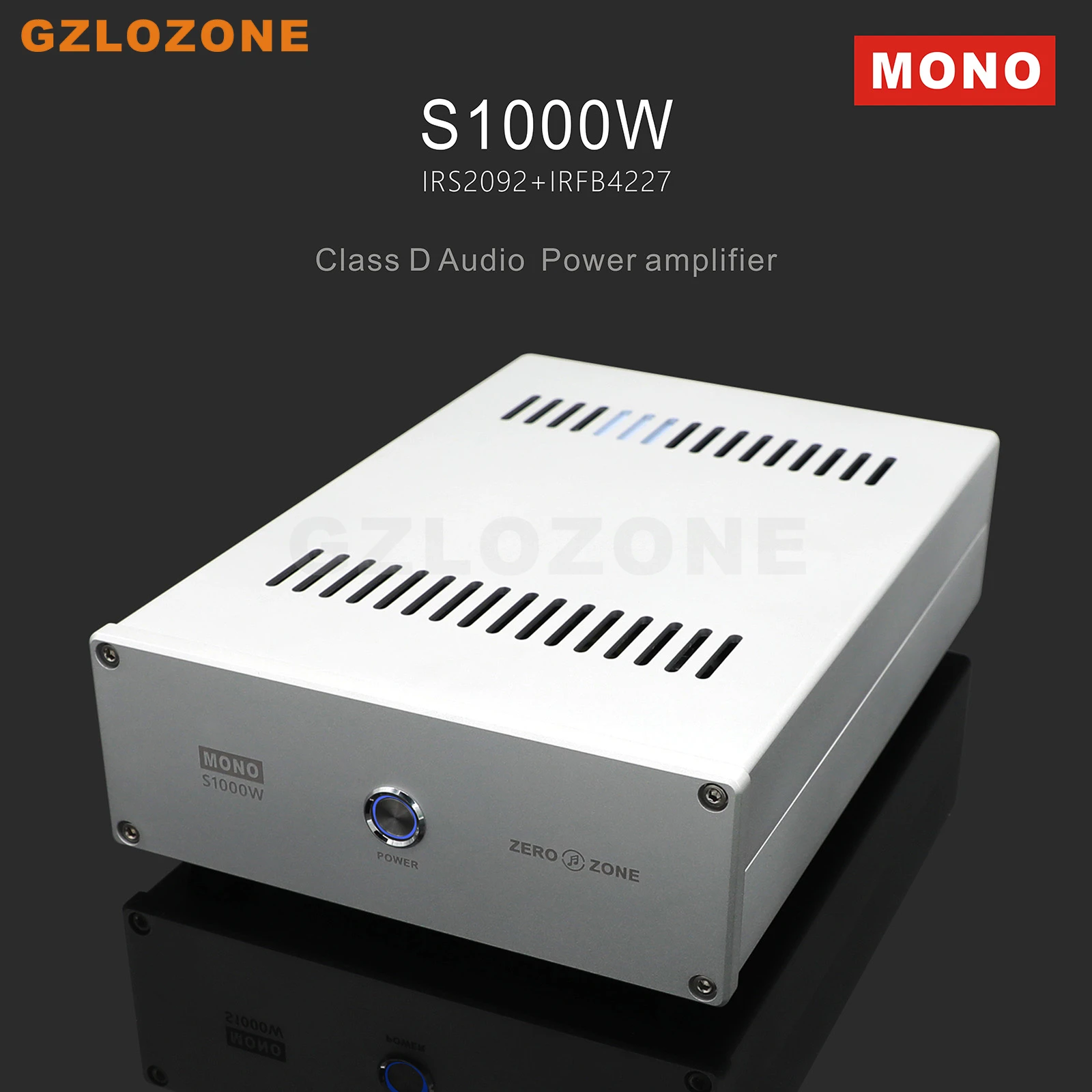 S1000W Mono Clase D amplificador de Potencia de 1000W IRS2092+IRFB4227 amplificador de Audio - 0