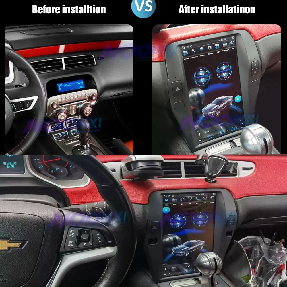 128 GB Android 11 de la Radio del Coche Para Chevrolet Camaro 2010-2015 Auto Estéreo Multimedia Reproductor de Autoradio GPS Inalámbrico Carplay Jefe de la Unidad de - 0