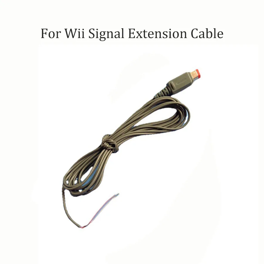 10 piezas DE 2,5 M de la Señal de Cable de Extensión Para Wii alambre de Juego Extensor de Cable de Cable Para Wii Cable de Extensión Cable de Línea de Juego de la Consola - 0