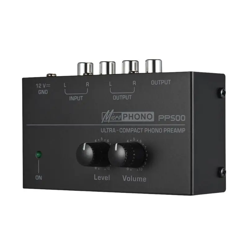 PP500 Phono Preamp Preamplificador con el Nivel de Control de Volumen para el LP Giradiscos de Vinilo 667C - 0