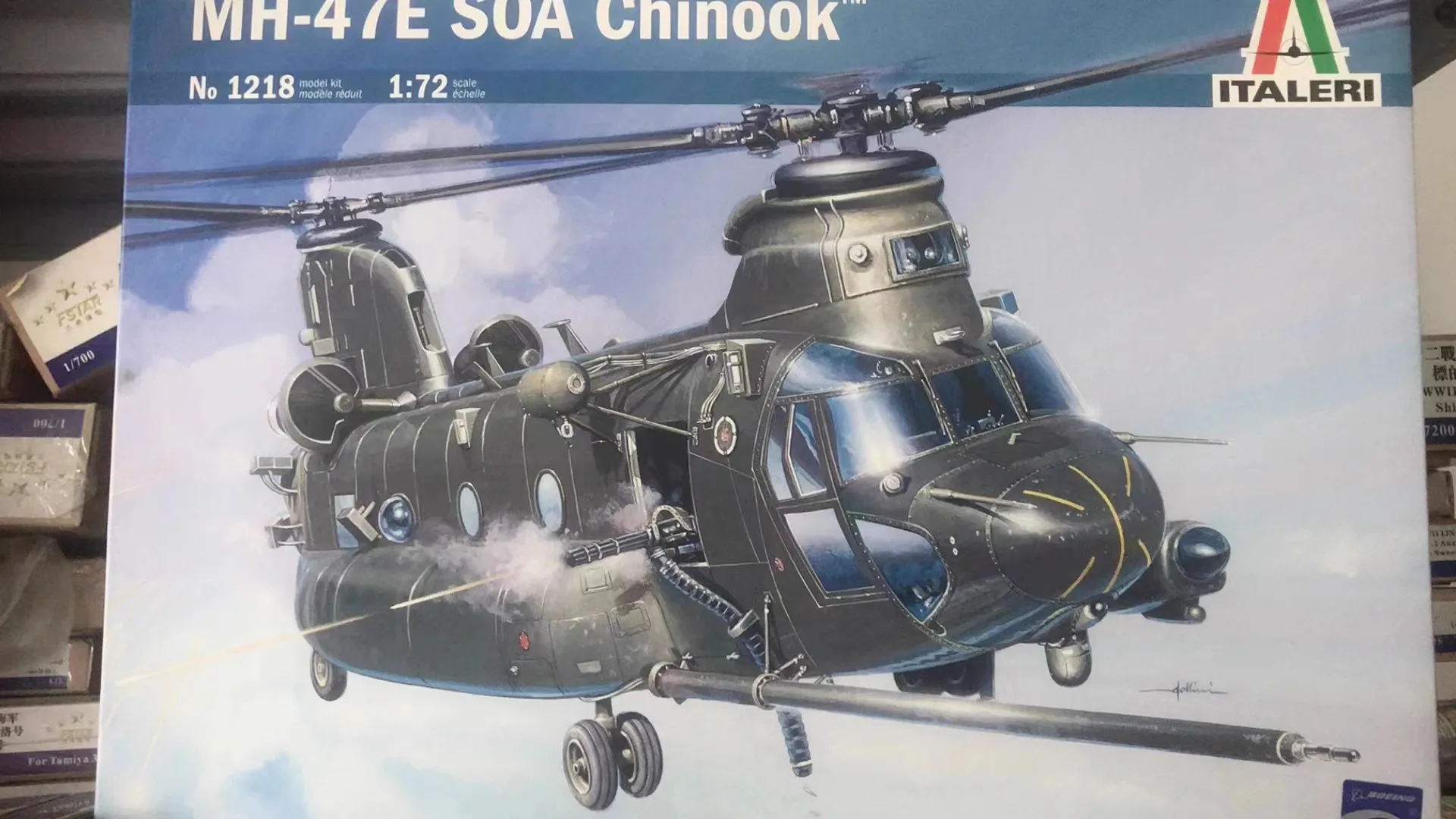MH-47E SOA Helicóptero CHINOOK 1/72 de la Asamblea modelo de juguete - 0