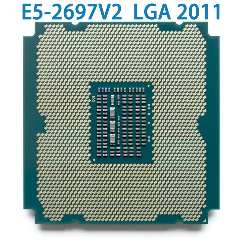 E5-2697V2 E5 2697v2 E5 2697 v2 2.7 GHz Usado de Doce núcleos de Veinte-cuatro-Hilo de Procesador de la CPU de 30M de 130W LGA 2011 - 0