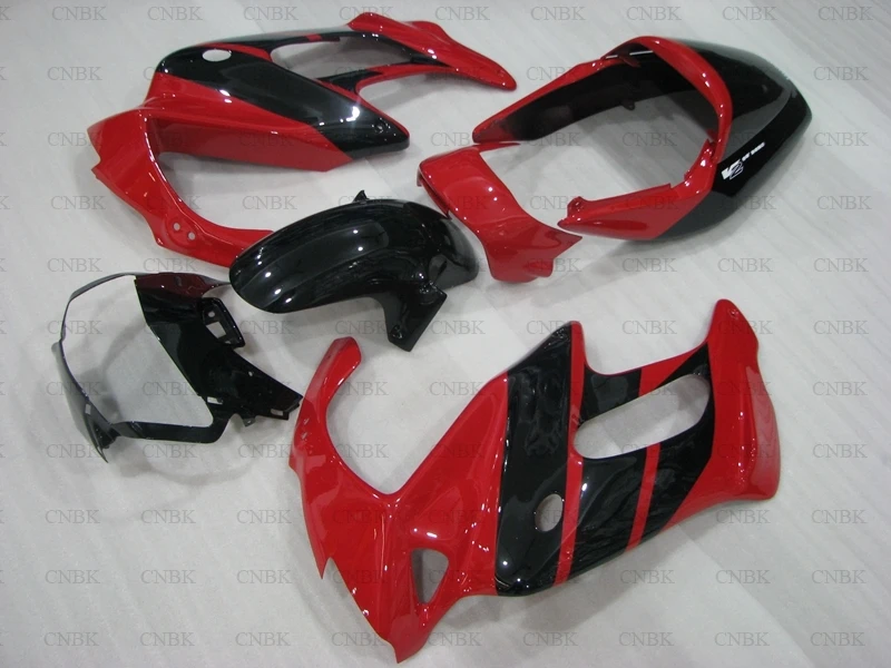 Cuerpo Kits para Honda VTR1000F 97 98 VTR 1000F Carrocería 99 00 para Honda VTR1000F Carenado Moto 1995 - 2005 Rojo Negro - 0