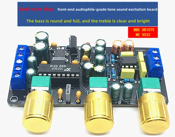 XR1075 tono de la junta de BBE fiebre de grado de op amp pre-etapa de sonido efecto de embellecimiento del excitador de potencia amplificador de pre-sintonización de la junta de HIF - 0