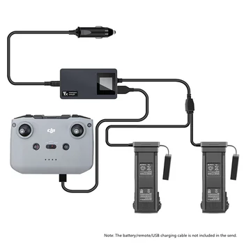 3in1 puerto Paralelo cargador de la Batería cargador de coche de carga de la batería protección del puerto USB remoto de control de carga para dji Mavic 3 drone