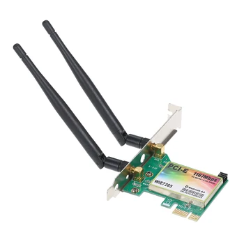 Tarjeta WiFi AC 1200Mbps BT4.0 Inalámbrica PCIe del Adaptador de Red de la Tarjeta de 5.8 GHz/2,4 GHz Banda Dual PCI Express Tarjeta de Red