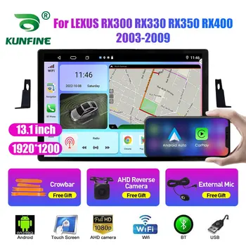 13.1 pulgadas de Radio de Coche Para LEXUS RX300 RX330 RX350 2003-09 Coche DVD GPS de Navegación Estéreo Carplay 2 Din Central Multimedia Android