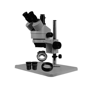 Trinocular Del Microscopio Estereoscópico Gran Base Universal Del Soporte Del Teléfono Móvil De Mantenimiento Del Microscopio