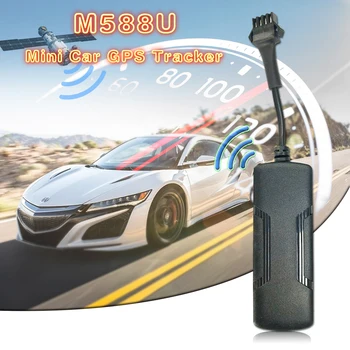 Multi-función de Tamaño Pequeño GPS Tracker M588U Para Coche GPS GSM GPRS Trackeing Con el apagado de la Alarma de la velocidad excesiva del Aparcamiento de la Geo-cerca