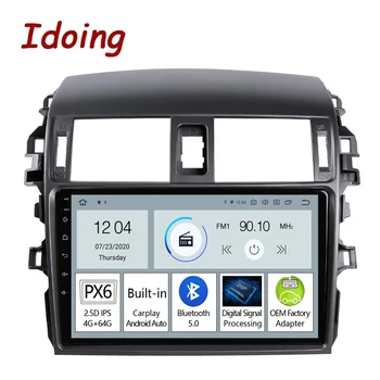 Idoing Android 11 de la Radio del Coche Reproductor Multimedia Para el Toyota Corolla 10 E140 E150 2006-2013 Navegación GPS Jefe de la Unidad de Plug and Play