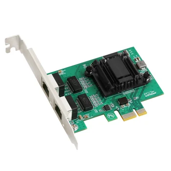 82571 Gigabit PCIe1X de Red del Servidor de la Tarjeta de PCIEx1 a la Red RJ45 del Puerto de Enrutamiento Integrado en el Cable de la Tarjeta de Red para