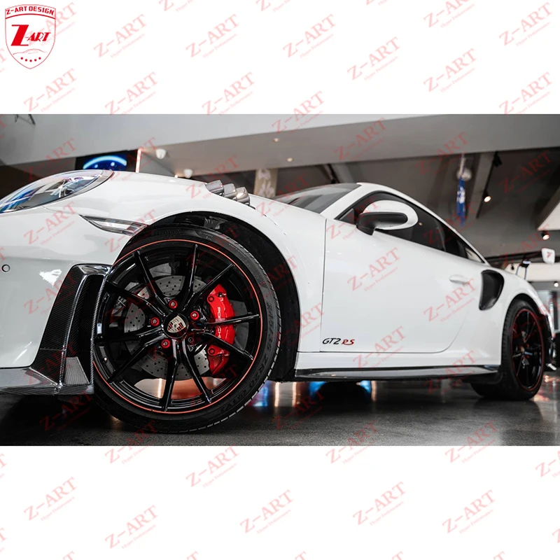 Z-ARTE GT2 RS Kit de carrocería Para el Porsche 911 2012-2018 de Fibra de Carbono Tuning Kit de Coche Vuelva a colocar los Accesorios Labio Delantero Faldones Laterales Kit de Spoiler - 1