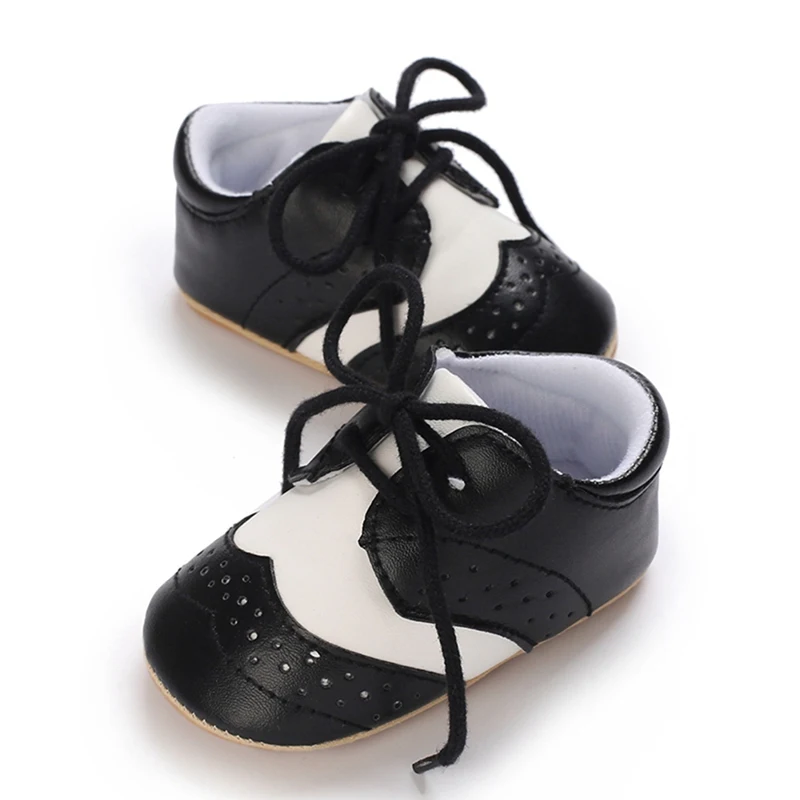 Infantil Niños de la PU de Cuero Zapatos de Bebé Zapatos Casual Zapatillas de Suela Blanda Antideslizante Niño Zapatos Primeros Caminantes - 1