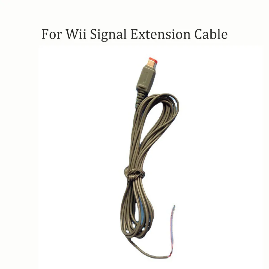 10 piezas DE 2,5 M de la Señal de Cable de Extensión Para Wii alambre de Juego Extensor de Cable de Cable Para Wii Cable de Extensión Cable de Línea de Juego de la Consola - 1