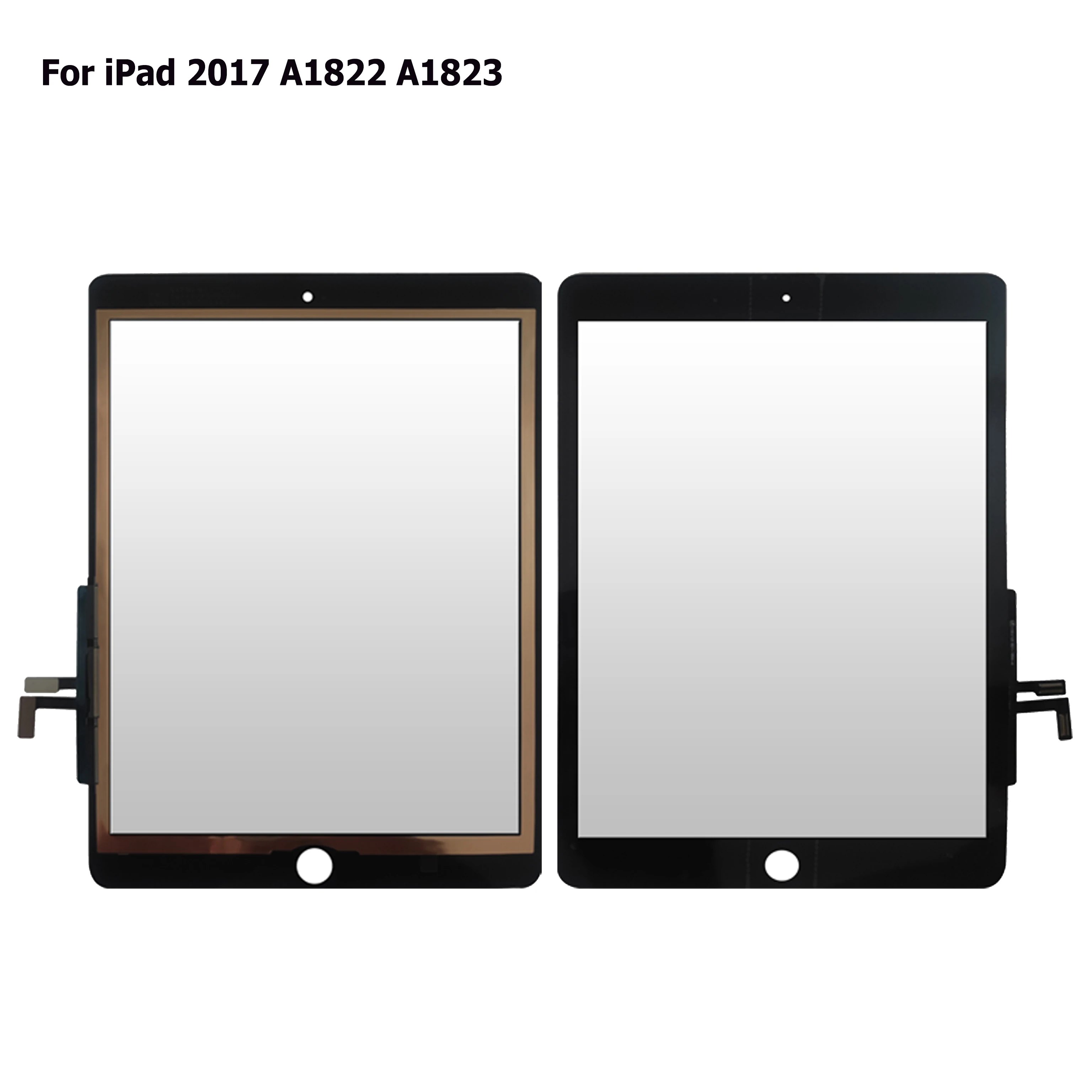 9,7 pulgadas Para el iPad 2017 Digitalizador de Pantalla Táctil Para el iPad de 9,7 2017 A1822 A1823 Vidrio de la Pantalla del Panel Táctil del Reemplazo de Envío Gratis - 1