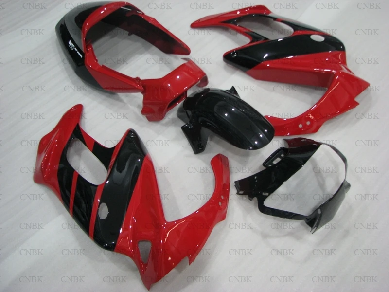 Cuerpo Kits para Honda VTR1000F 97 98 VTR 1000F Carrocería 99 00 para Honda VTR1000F Carenado Moto 1995 - 2005 Rojo Negro - 1