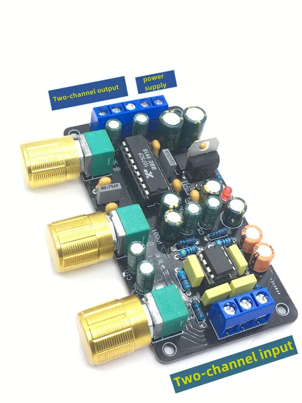XR1075 tono de la junta de BBE fiebre de grado de op amp pre-etapa de sonido efecto de embellecimiento del excitador de potencia amplificador de pre-sintonización de la junta de HIF - 1
