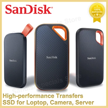 SanDisk SSD E30 E61 E81 Disco de Estado Sólido Disco Duro Externo de Tipo C, USB3.2 Gén 2 Original Portable SSD Para el ordenador Portátil Servidor de Cámara