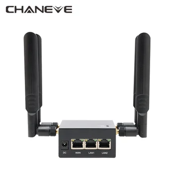 CHANEVE 4G LTE COCHE CAT4 Repetidor 300Mbps Wireless Router WiFi Con Doble Ranura para Tarjeta SIM Apoyo de la Tensión en toda DC9-36V de Control de Flujo
