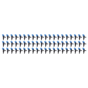 300 Piezas de Riego por Goteo de Emisor Jardín de la Bandera de Riego de Goteo, Árboles Y Arbustos (Azul, Negro,2GPH)