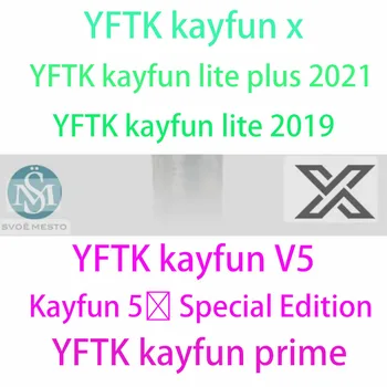 YFTK kayfun lite plus 2021 sxk mini v3 v4 v5 v6 kayfun x el primer dlc 52 Edición Especial Lite Cinco Peones tanque de los equipos y los cables