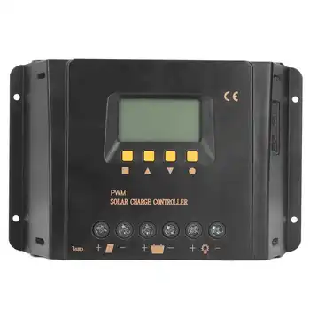 12V 24V 30A Panel Solar Controlador de Carga de la Pantalla LCD PWM Fotovoltaica de Carga Controlador de
