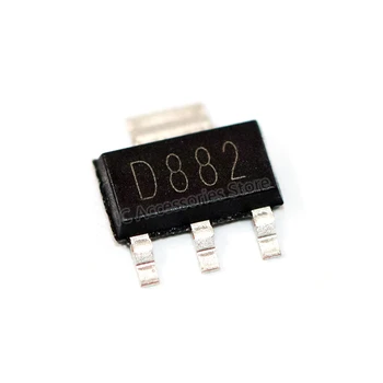 20pcs D882 30V 3A Transistor NPN Triodo SOT-223 a estrenar y Originales