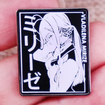 Leyendas de La Multi Universo Esmalte Pin Vladilena Mirize Broche de Anime Girl Insignia de la Mochila de la Decoración de la Joyería