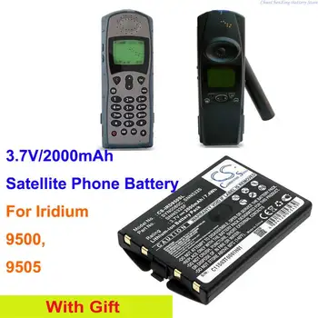 GreenBattery 2000mAh de la Batería SNN5325, SNN5325F, SYN0060C para Iridium 9500, 9505