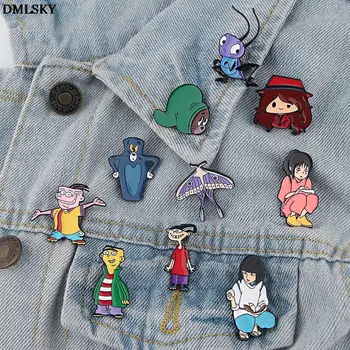 DMLSKY Anime de los Gatos y el Ratón insignia de pines lindo broche divertido regalo creativo chaquetas mochila de accesorios M4471