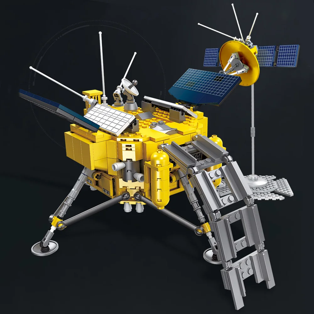 Jiestar 59012 Moc Ideas de Espacio de la Serie Sueño de Estrellas, Luna de Exploración Lunar Conjunto de Ladrillo Modelo de Bloques de Construcción de los Niños los Regalos de Juguetes 735pcs - 2