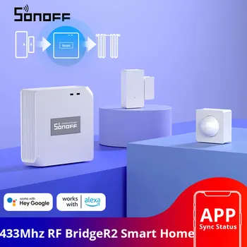 Sonoff RF Puente 433MHZ Inalámbrica Wifi del Convertidor de la Señal PIR3 Sensor/ DW2 Puerta & Ventana del Sensor de Alarma para el Hogar Inteligente de Seguridad, Kits de
