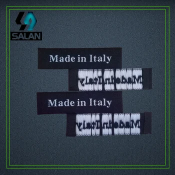 El envío libre de valores 100pcs/lote a mano las etiquetas para la ropa hecha en italia, francia, el trabajo de la mano etiquetas