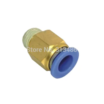 5 X 8 mm rosca de 1/8 de pulgada de aire recto de tubo neumático de ajuste PC8-01 Un toque rápido tubo conector de manguera de