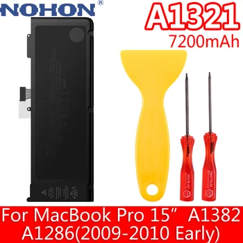 NOHON de Batería del ordenador Portátil A1321 Para MacBook Pro de 15