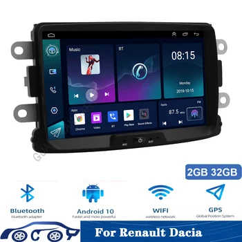 Android 10 de la Radio del Coche de GPS de Navegación Para Renault Dacia LOGAN, sandero Duster, Lodgy Lada Xray Captur Dokker MP5 Reproductor Multimedia