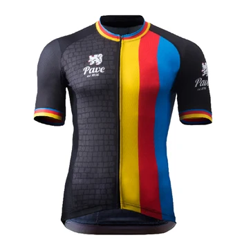 2016 Bélgica Flandes ciclismo jersey de manga Corta de bicicletas ropa de los hombres de ciclismo desgaste ropa ciclismo maillot