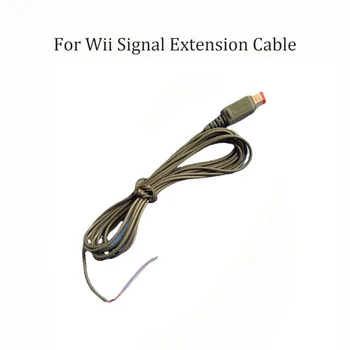 10 piezas DE 2,5 M de la Señal de Cable de Extensión Para Wii alambre de Juego Extensor de Cable de Cable Para Wii Cable de Extensión Cable de Línea de Juego de la Consola